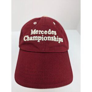 Mercedes Championships Callaway Golf Men Red Adjustable Strap Back Cap Hat
